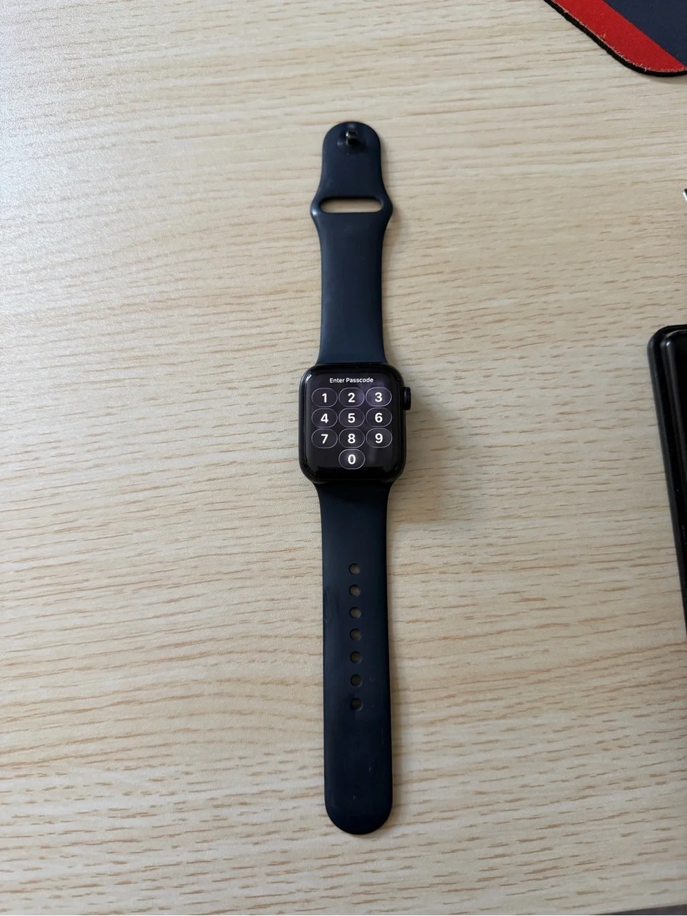 Apple Watch Series with Black Sport Band